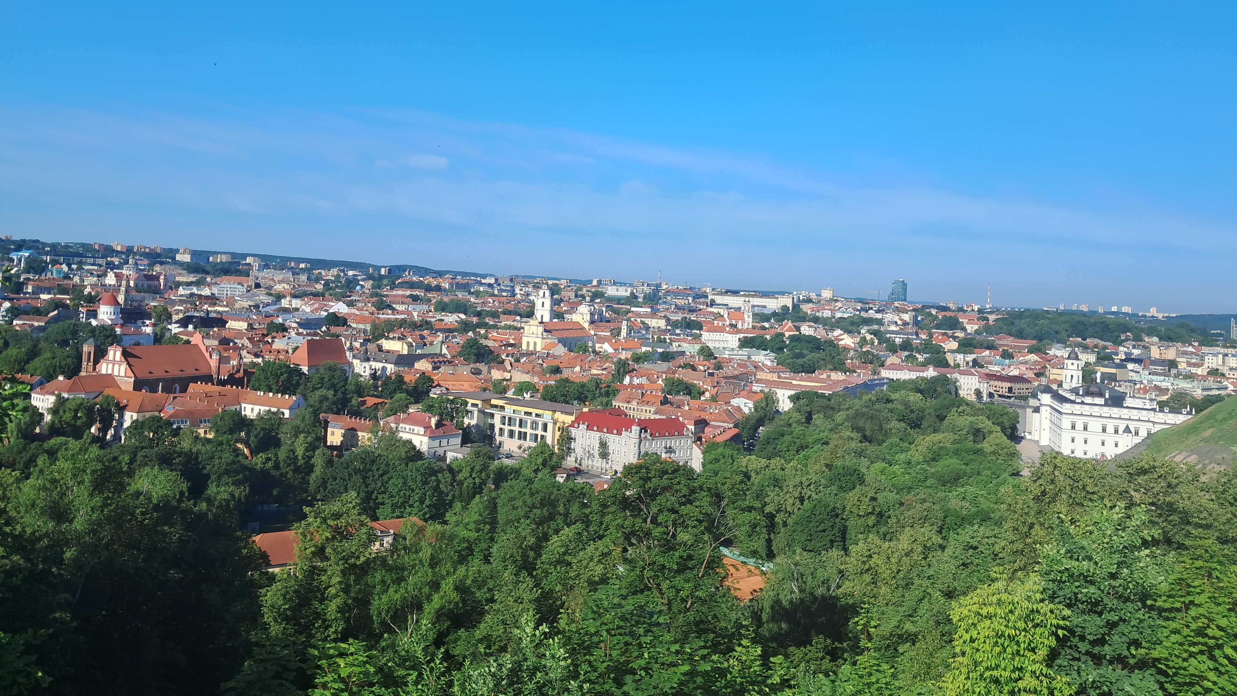 View of the Vilnius City, Lithuania